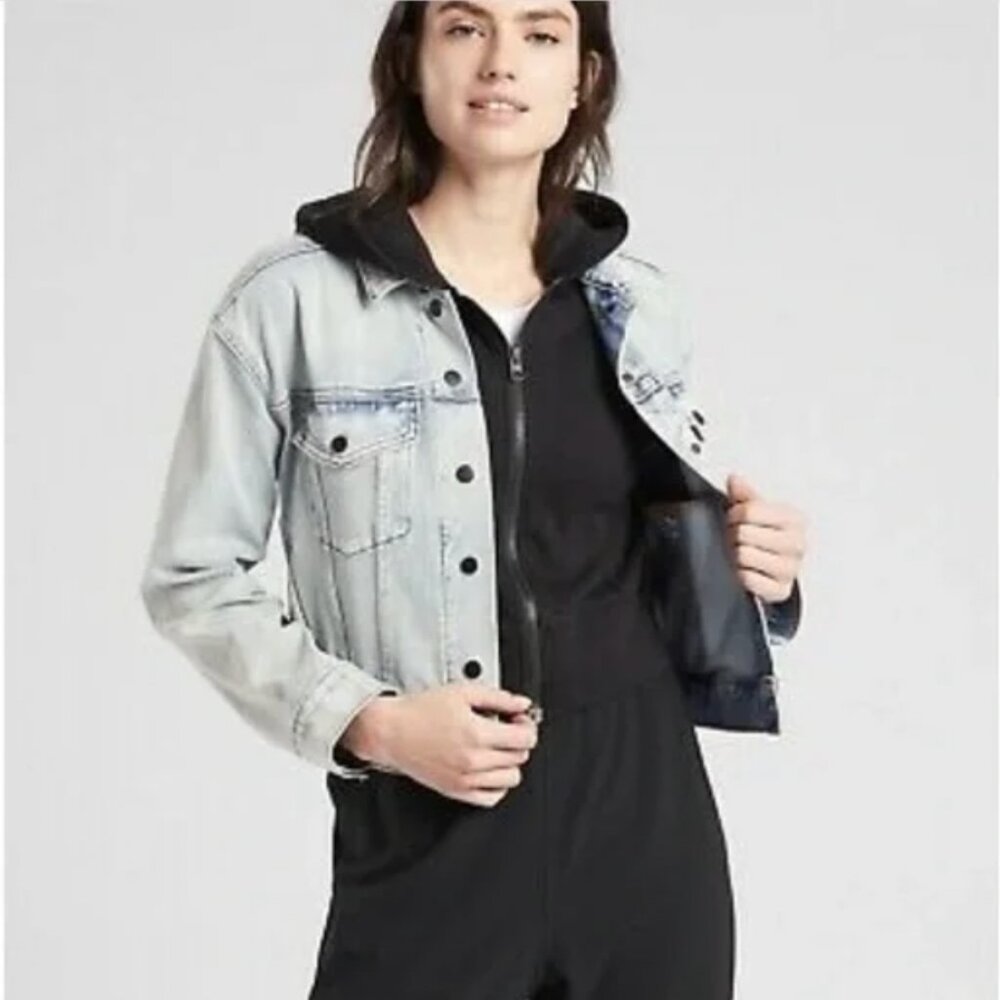 Athleta Double Time Denim Jacket